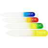 pilník z tvrzeného skla canal® s barevnou rukojetí 8 cm