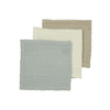 MEYCO Musliiniset röyhelöliinat 3-pack Uni Off white / Light Grey/Toffee