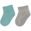 Sterntaler ABS-sokker Dobbeltpakke uni kort Lysegrøn 