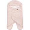 BEABA Couverture d'emmaillotage bébé Babynomade double polaire 0-6 mois dusty rose white