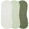 MEYCO Langes bébé XL Offwhite/Soft Green/Forest Green lot de 3