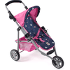 BAYER CHIC 2000 Poussette poupon 3 roues LOLA Butterfly navy-pink