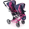 BAYER CHIC 2000 Puppenwagen Linus Duo Butterfly navy-pink