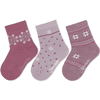 Sterntaler Dětské ponožky 3-pack Norwegian pink 