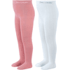 Sterntaler Collants unis double pack rose