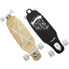 muuwmi Lights Longboard GLOW ABEC 7 Pablo, mit Leuchtrollen und Glow-Effekt