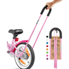 PROMETHEUS BICYCLES ® Barra de empuje para bicicleta infantil, rosa