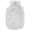 fashy ® Varmvattenflaska med fleeceöverdrag 2,0L, alabaster