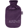 fashy ® Bolsa de agua caliente 2L con funda polar y bordado, violeta