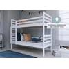 Kids Collective Hochbett 90x200 Etagenbett mit Rausfallschutz und Lattenrost weiß