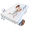 Kids Collective Kindermatras AERO PLUS met ventilatiestroken 10 cm hoog, babymatras 60 x 120 wit zonder hoeslaken