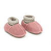 kindsgard Dětské boty z jehněčí kůže stovly pink
