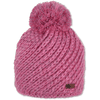 Sterntaler Gebreide muts met pompon magenta