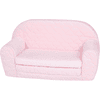 knorr toys® Kindersofa "Cosy heart rose" rosa