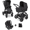 ABC DESIGN  Kombivogn Viper 4 Set Black Black 