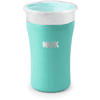 NUK Trinklernbecher Magic Cup Edelstahl türkis mit Thermo Funktion