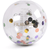 Filibabba  Balón de playa Alfie - Confeti arco iris