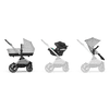 cybex GOLD Passeggino 3 in 1 Eos Lux incluso seggiolino auto Aton B2 Silver Lava Grey 