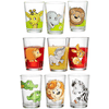 Ritzenhoff & Breker GmbH & Co. KG Kindergläser Dschungel/Wald/Zoo 205 ml 9er Set bunt