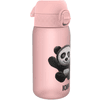 ion8 Bottiglia per bevande per bambini a prova di perdite 350 m Panda / rosa