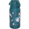 ion8 Botella de bebida para niños a prueba de fugas 350 m Planet es / Azul-Verde