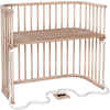 babybay Boxspring XXL co-sleeper bed naturel gelakt