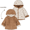 Feetje Chaqueta reversible Little Forest Friends Taupe