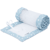 babybay® nest mesh piqué geschikt voor boxspring XXL azuurblauw sterren wit