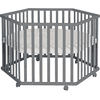 roba Playpen Luxe esagonale trapuntato grigio antracite