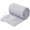 Cotton babybay® nest organic geschikt voor model Boxspring XXL licht grijs sterren wit