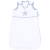 babybay Cotton Saco de dormir orgánico , blanco appliqué estrella azul celeste estrellas blanco