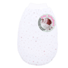 babybay Demi gigoteuse coton bio fente blanc mix étoiles sand/rose TOG 1