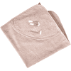 Sterntaler Badehåndklæde med motiv og hætte 80 x 80 cm Emmi Girl soft pink 