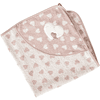 Sterntaler Ręcznik kąpielowy z kapturem 80 x 80 cm Emmi Girl miękki różowy