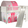 VIPACK Spielbett SCOTT 90 x 200 cm Princess 2-teilig weiß