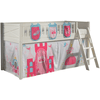 VIPACK Spielbett SCOTT 90 x 200 cm Princess 2-teilig weiß