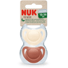 NUK for Nature Ciuccio in silicone, 18-36 mesi, rosso/crema, 2 pezzi