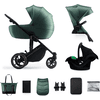 Kinderkraft Passeggino 3 in 1 Prime2 Mink Pro Dark Green 