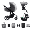 Kinderkraft Passeggino 3 in 1 Prime2 Mink Pro Shadow Grey