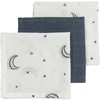 MEYCO Bøvseklude 3-pak Muslin Moon Indigo 