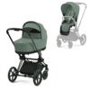 cybex PLATINUM Kombikinderwagen New Priam Priam Matt Black Leaf Green