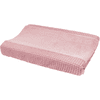 MEYCO Housse de matelas à langer gaufrée peluche Old Pink 50x70 cm