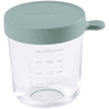 BEABA  ® Porcovaná nádoba ze skla 250 ml Eukalyptově zelená