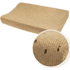MEYCO Potah na přebalovací podložku Rib Mini Spot - Toffee Melange - 50 x 70 cm