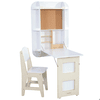 KidKraft ® Tavolo e sedia da parete galleggiante Arches Free, bianco