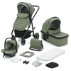 fill Combi Kinderwagen 3 in 1 Jaguar groen gemêleerd