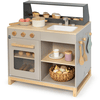 MUSTERKIND ® Cocina de juguete y tienda Prunus  gris /nature madera