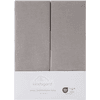 kindsgard Drap housse pour lit enfant laylig gris 70x140 cm lot de 2