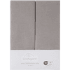 kindsgard Spannbettlaken laylig 2er-Pack 70 x 140 cm grau