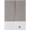 kindsgard Drap housse pour lit enfant laylig gris 60x120 cm lot de 2